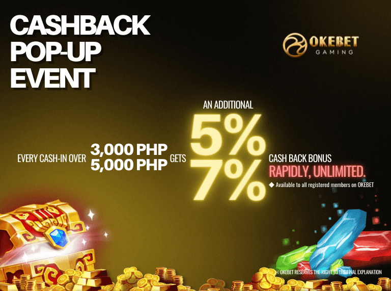 Available sa lahat ng rehistradong miyembro sa OKEBET