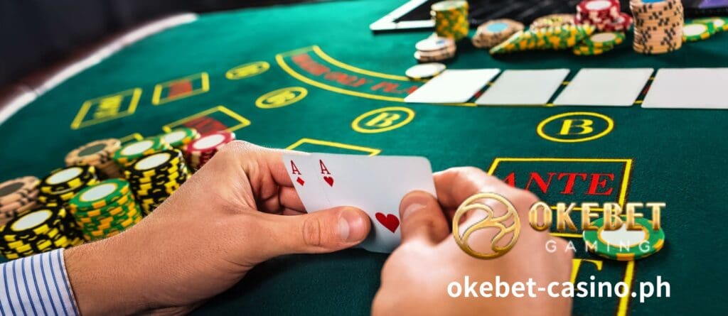 Sa OKEBET, makakahanap ka ng isang malawak na hanay ng mga laro sa Texas Hold'em